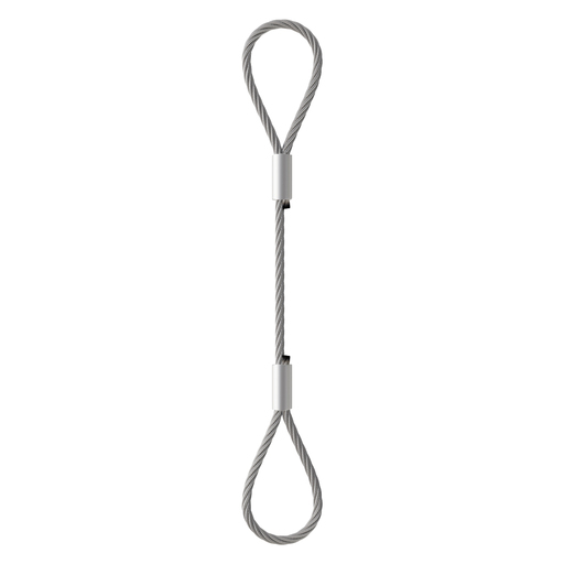 Standard Soft Eye Wire Rope Sling with Aluminum Ferrule