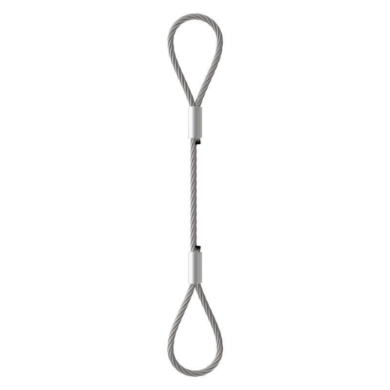Standard Soft Eye Wire Rope Sling with Aluminum Ferrule