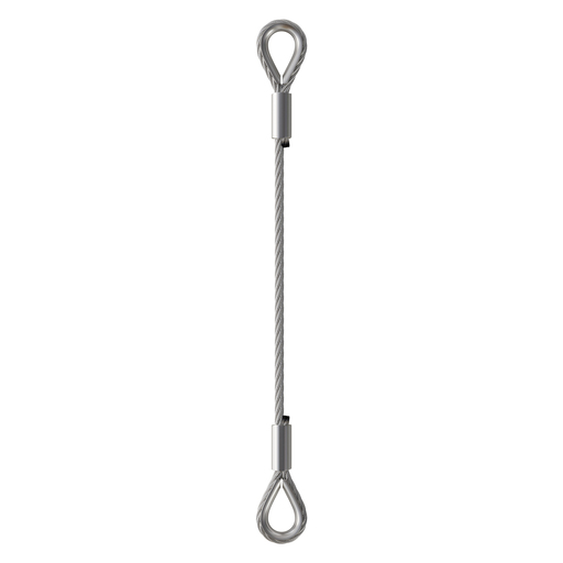 Thimble Eye Stainless Steel Wire Rope Sling with Stainless Steel Ferrule
