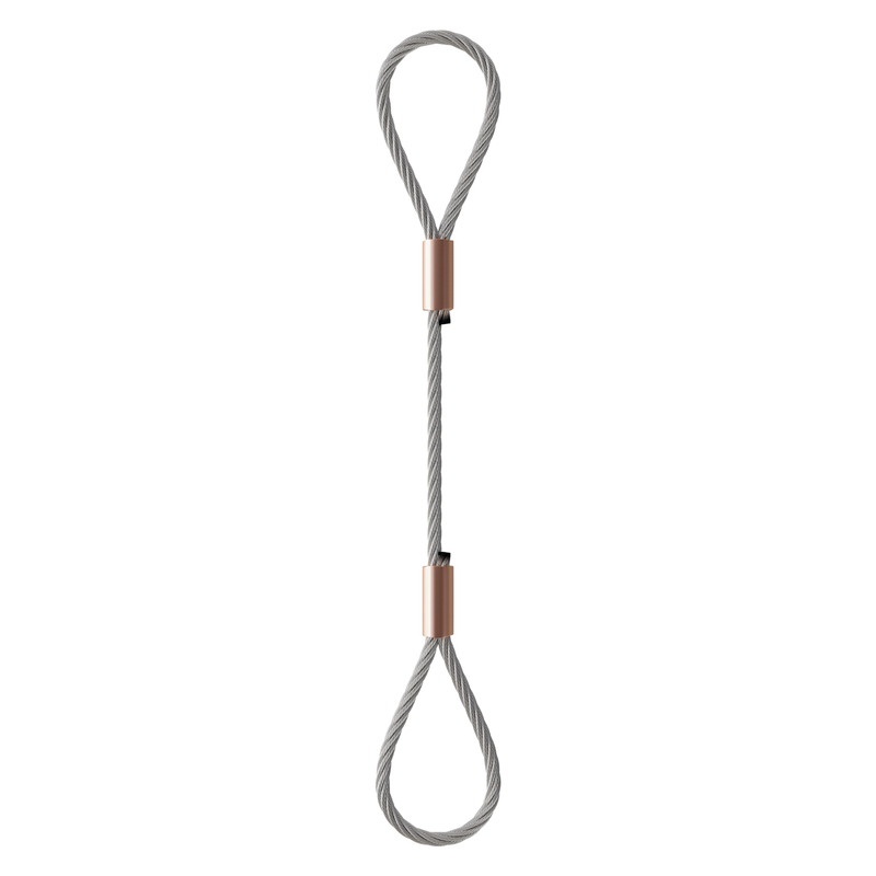 Standard Soft Eye Wire Rope Sling with Copper Ferrule