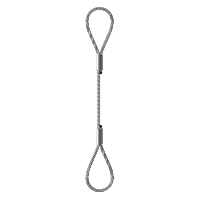 Standard Soft Eye Wire Rope Sling with Stainless Steel Ferrule